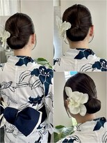 コアブラン 原宿 明治神宮前(CORE blanc) 浴衣ヘア/浴衣着付け/花火大会/夏祭り/ヘアセット/明治神宮前