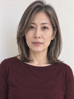 ヘイ 松本店(HEY)&nbsp;【HEY 松本】大人ミディアム×脱白髪染めハイライト