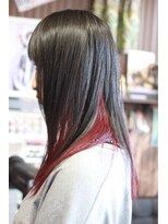 オーバーキャプテンネイキッド(OVER CAPTAIN NAKED)&nbsp;ハイブリッドカラーダークチューリップ★クールロングストレート