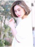 25歳からの毛先パーマ/黒髪/ことりベージュ/20代30代40代/表参道