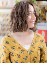 カバーヘア ブリス 戸田公園西口店(COVER HAIR bliss)&nbsp;*bliss戸田公園*シアーカラーセンターパート前下がり大人ボブa!