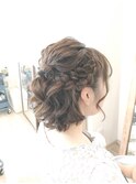 ボブ二次会お呼ばれアレンジ　ヘアアレンジ　立川/立川南/八王子