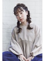 ラレイ(Lalei) 表参道駅/青山 大人ツイン編み込みアレンジ 辻幸奈
