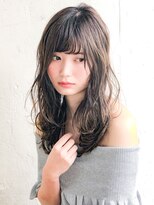 透明感グレージュ