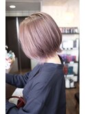 インスタ人気レイヤーボブ☆ピンクラベンダー