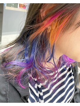 カプア 仙台駅前店(Kapua) 10代20代◎ピアスカラー*レインボー