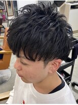 ルーダス(Rudus)&nbsp;ショートマッシュ×ポイントパーマ