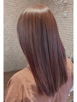 ミコノス(MYKONOS)&nbsp;ブリーチなし大人可愛いピンクブラウン