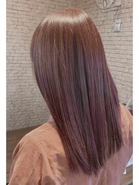 ミコノス(MYKONOS) ブリーチなし大人可愛いピンクブラウン