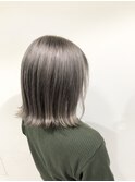 【熊谷】ベージュ×外ハネボブ