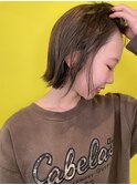 《SOYON》切りっぱなしボブ×チョコベージュ