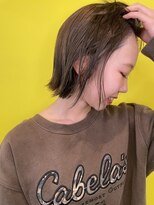 ソヨン いわき店(SOYON)&nbsp;《SOYON》切りっぱなしボブ×チョコベージュ