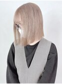 ミルクティグレージュボブ_チェリーブラウンフェミニン_ba363542