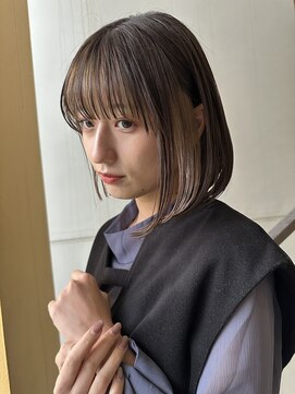 ロンド ストラーダ 心斎橋(Lond strada) モードヘアミディアム×美髪【髪質改善/縮毛矯正】