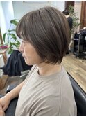 グレージュ白髪ぼかし