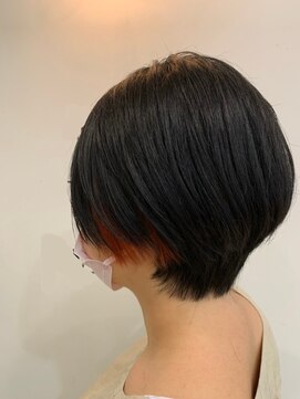 ヘアブランコブランコ 横浜(hair blanco_blanco) 似合わせカット/くびれヘア/デザインカラー/艶ボルドー[横浜駅]