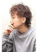 20代30代40代くせ毛風パーマミルクティアッシュ透明感小顔