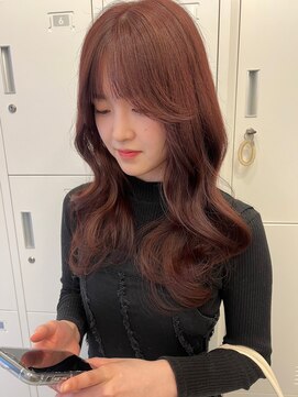 ボタン ハカタ(VOTAN hakata) 【ろみおStyle】ピンクブラウン/顔まわり/博多/韓国ヘア