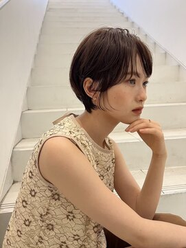 ジエクトアイロ 江坂駅前店(The Ect ilo) 大人ショートボブ グレージュ