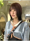 ミディアムくびレイヤー小顔カット艶髪姫カット20代30代40代