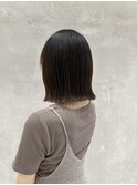 切りっぱなしボブ
