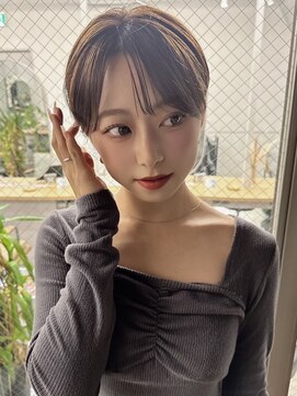 サンド 池袋 2nd(sand) 大人小顔丸みショート/黒髪地毛風カラー/池袋