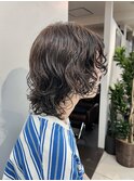 ショートウルフカットレイヤーボブマッシュウルフパーマ