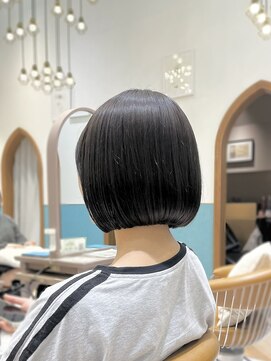 ロンド レグリーズ 立川(Lond leglise) ウェーブミディアム似合わせカットメルティカラーボブ/立川