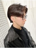 刈り上げないセンターパート×毛流れニュアンスパーマ!!