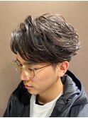 ミディアムアップバング