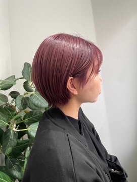 アールイーノウン 阿倍野区昭和町店(re; nown) 大人ショートボブ×ナチュラルボブ×前髪あり20代30代40代50代＊