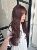 ブリーチ1回で出来るラベンダーグレージュカラー！