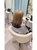 テン(天 ten)&nbsp;裾カラー×ピンク×ブルーブラック