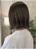 栄外ハネナチュラル大人可愛い韓国ボブ　