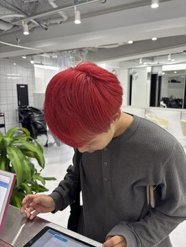 ギア(GEAR.) 【派手髪カラー】ビビッドレッド