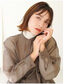 【La fith】ぶつ切りボブ×外はねスタイル