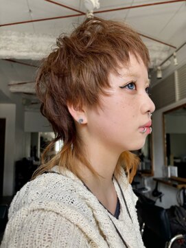 ナループロアツム(Nalu pu loa Tsum) ポイントブリーチ/裾カラー/マレット/マレットヘア