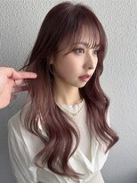 リアラバイアルティナ 船橋店(Liara by artina)&nbsp;ミディアムレイヤーカット/バーガンディ/シャギーカット