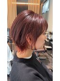 ボブ×ウルフ×インナーカラー