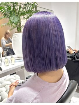 アール(ART) ボブ×ラベンダー