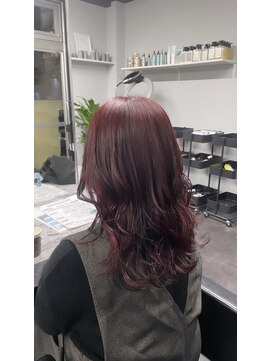 エン 四街道店(en) *ボルドーピンク* 【四街道/ボルドーカラー/レイヤー】