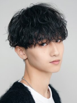 フィフス 渋谷(fifth) 渋谷波巻きツイストスパイラルシャドウルーズパーマツーブロック