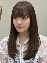 ナナローネス 渋谷(nana loness) ミディアムレイヤー レイヤーカット 顔まわりレイヤー