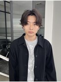 MEN’S/ニュアンスパーマ/ニュアンスウルフ/鏡島