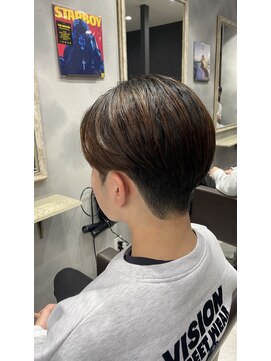 クレオ 福大通り店(CREO) ニュアンスパーマ×ショート◎くせ毛風垢抜けメンズ