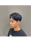 ツーブロックナチュラルショート