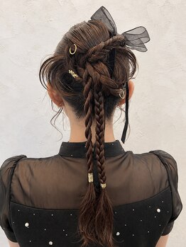 シーム 浦添店(SI6)の写真/結婚式・お呼ばれに♪崩れにくく写真映えするトレンドヘアセット