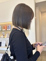ペイジヘアー(paige hair)&nbsp;オリーブベージュ／切りっぱなしボブ