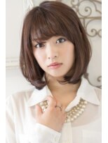 キープへアデザイン(keep hair design)&nbsp;大人可愛い☆オフィスフェミニンボブ【keep hair desigin.木田】