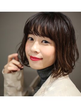 ダンディゾン ブルー 神楽坂(Dans Dix ans bleu) 大人カジュアル☆艶ウェーブボブ♪